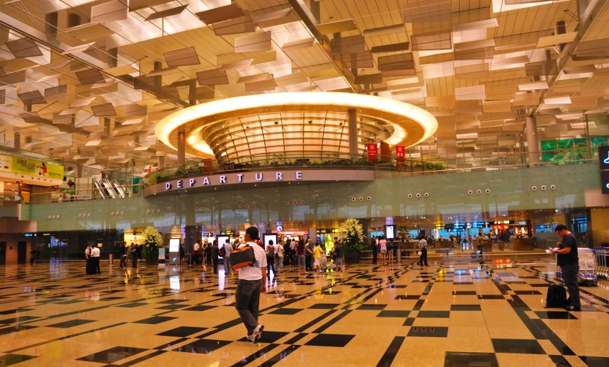 Changin lentokenttä Singaporessa jatkaa voittoputkeaan maailman parhaana lentokenttänä. Kuva: Dreamstime