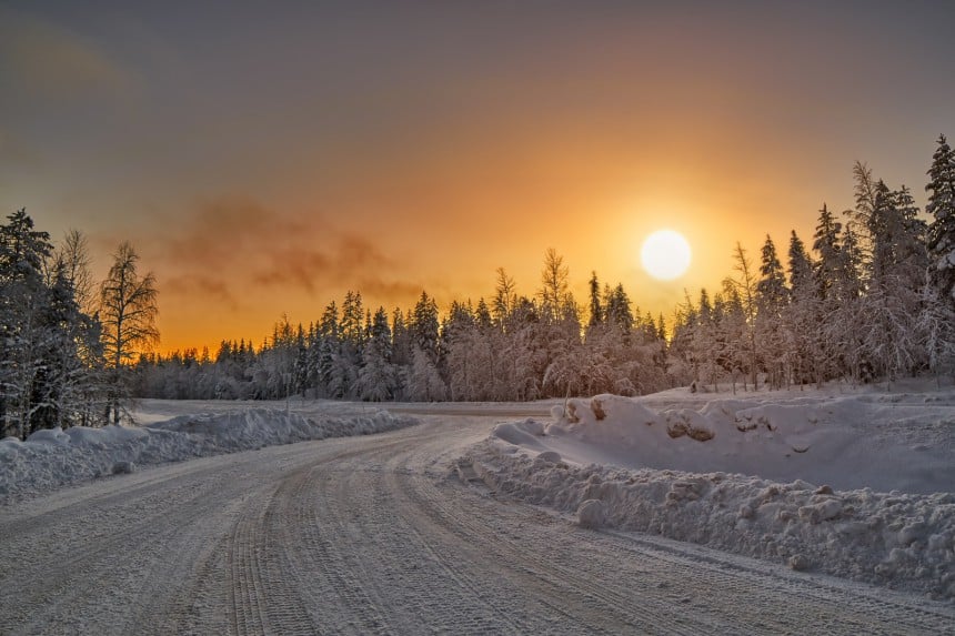 Talvimaisema Suomen Lapissa - Kuva: Vitaly Titov / Dreamstime