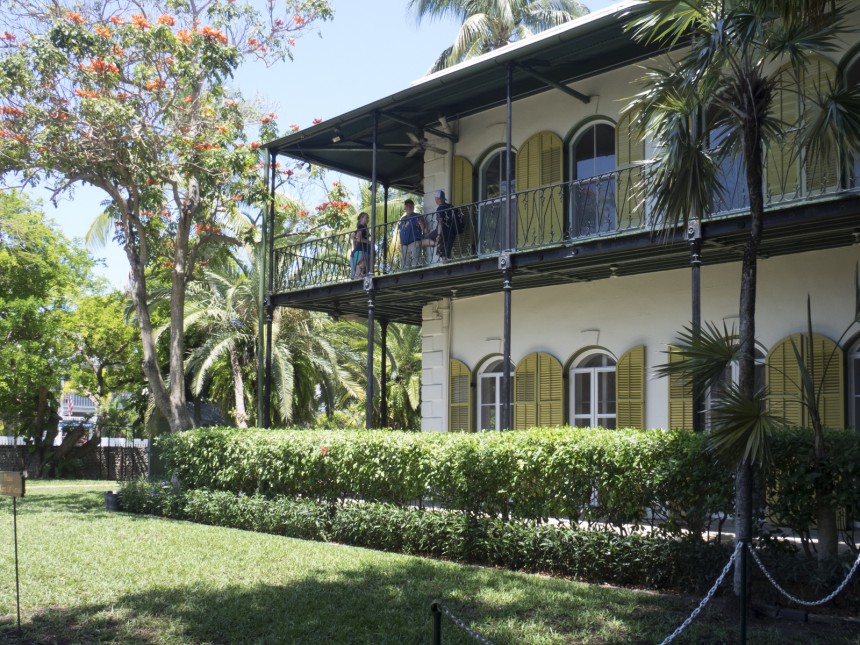 Ernest Hemingwayn koti Floridan Key Westissä toimii nykyään museona. Kuva: Dreamstime