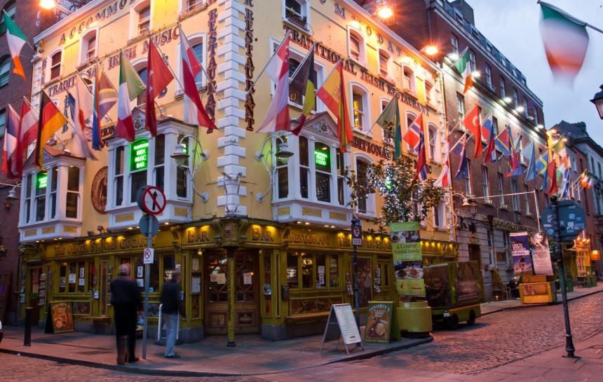 Dublinissa on useita tunnelmallisia pubeja, joista valita.