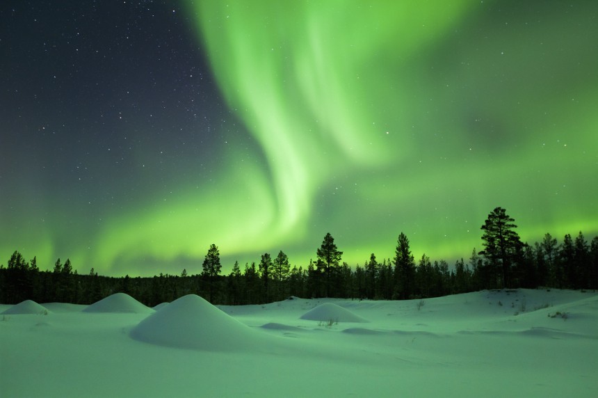 Suomen Lapissa on erittäin hyvät mahdollisuudet päästä ihastelemaan revontulia.