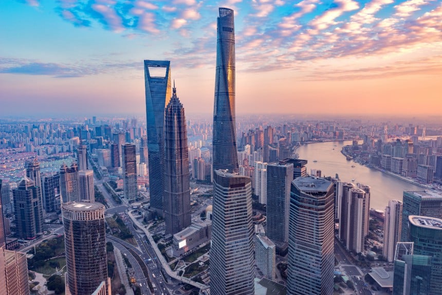 Shanghai Tower on tällä hetkellä maailman toiseksi korkein rakennus. Kuva: © Serjio74 | Dreamstime.com