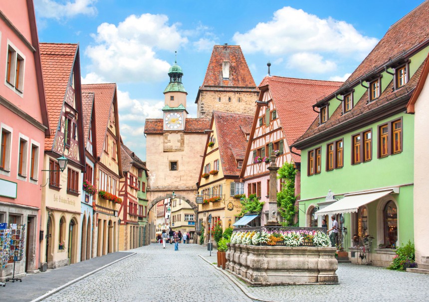 Saksa on täynnä satumaisen hellyyttäviä pikkukaupunkeja. Kuva: © minnystock | Dreamstime.com