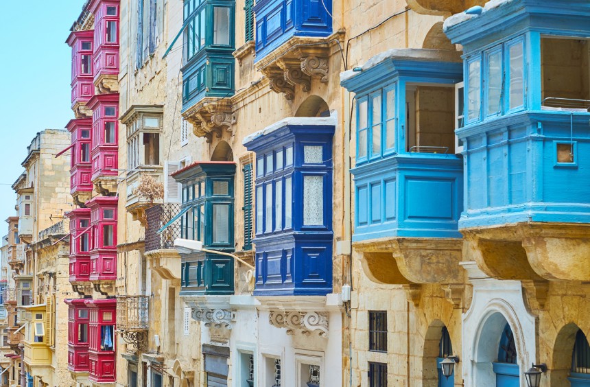 Värikäs ja kaunis Valletta. Kuva: Evgeniy Fesenko | Dreamstime.com