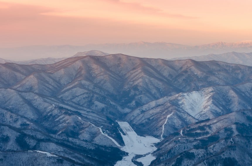 Taevaek-vuoristoa kutustaan lempinimellä Korean Alpit.