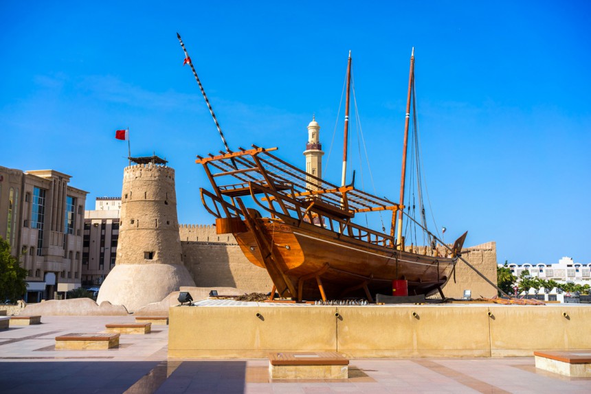 Al Fahidin linnoituksessa pääsee tutustumaan alueen historiaan. Kuva: Luciano Mortula | Dreamstime.com