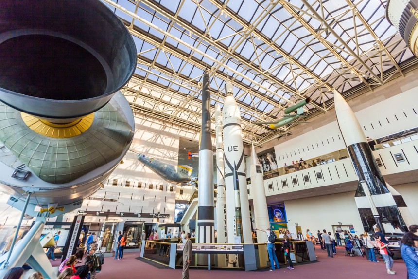 Washington D.C.:ssä sijaitseva ilmailun ja avaruusmatkailun museo kiri maailman toiseksi suosituimmaksi