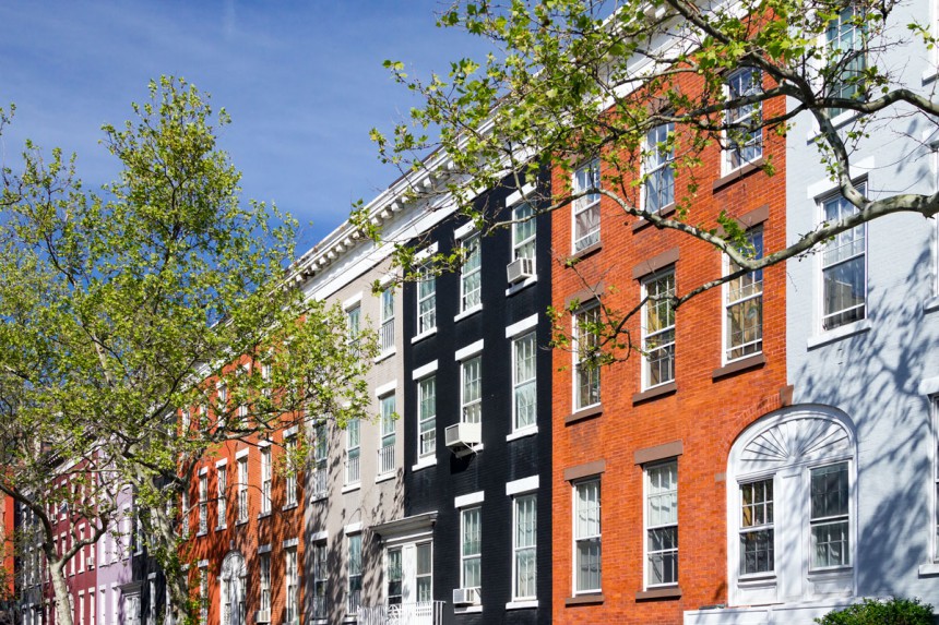 Greenwich Villagen värikkäät talot hurmaavat