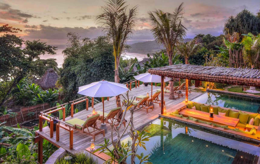 Matkailulehti Travel + Leisuren tuhannet lukijat valitsivat vuoden 2016 parhaaksi hotelliksi Indonesiassa, Sumban saarella sijaitsevan Nihiwatu Resortin. Kuva: Nihiwatu Resort