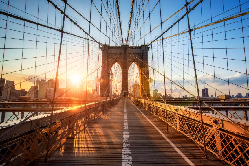 Brooklyn Bridge New York Cityssa. Kuva: eyetronic | Adobe Stock