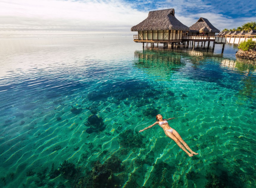 Ranskan Polynesia on rentoutujan paratiisi.