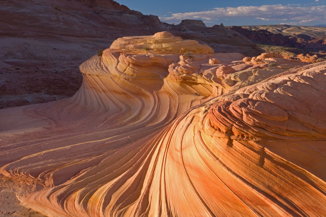 Arizonassa sijaitseva The Wave on upea luonnonmuodostelma, jota pääsee ihailemaan vain luvan kanssa. Kuva: Dean Pennala | Dreamstime.com