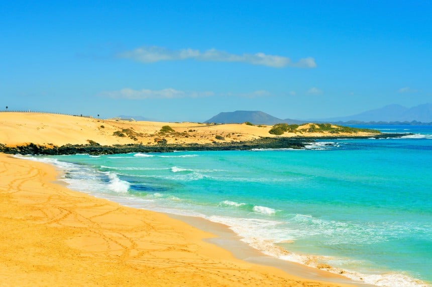 Fuerteventuran rannat ovat todennäköisesti Kanariansaarten houkuttelevimmat.