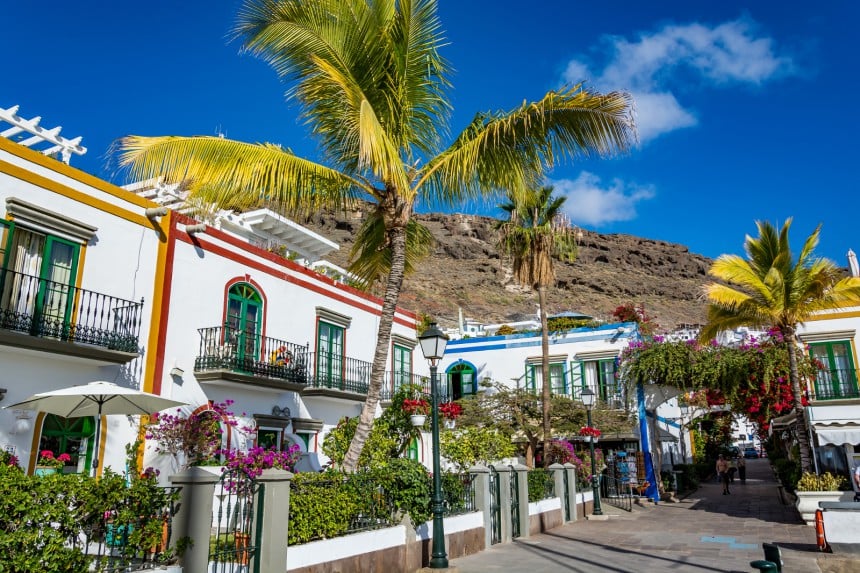Puerto de Mogan on kaunis satamakaupunki Gran Canarian lounaisrannikolla.