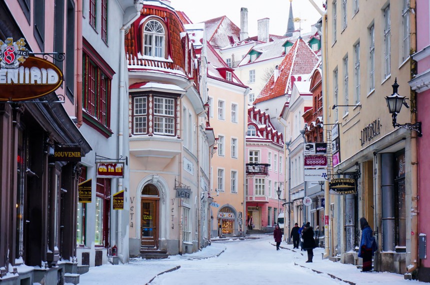 Talvinen Tallinna on hurmaavan kaunis