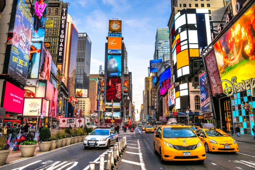 Yhdysvaltain New York vetää turisteja puoleensa vuodesta toiseen