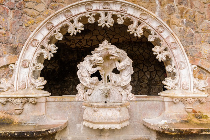 Quinta da Regaleiran arkkitehtuuri yhdistelee monia tyylejä. Kuva: Siempreverde22 | Dreamstime.com