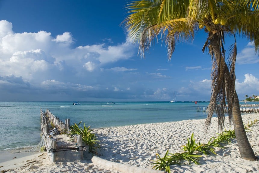 Cancún on suosittu etenkin pohjoisamerikkalaisten turistien keskuudessa