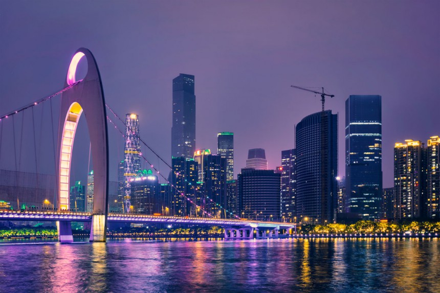 Guangzhou on Kiinan kolmanneksi suurin kaupunki. Kuva: © Dmitry Rukhlenko | Dreamstime.com