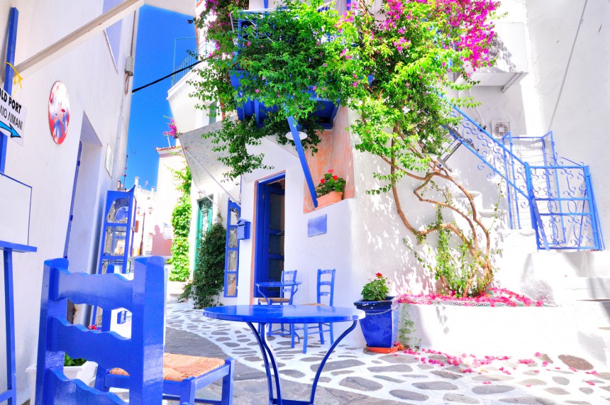 Kreikka on pullollaan satumaisen kauniita pikkukyliä.
