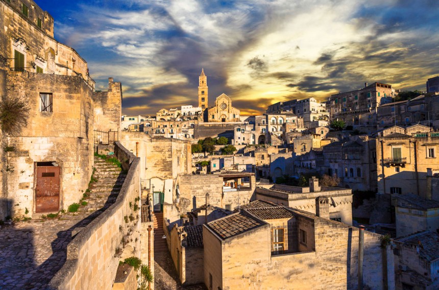 Matera on Euroopan kulttuuripääkaupunki vuonna 2019