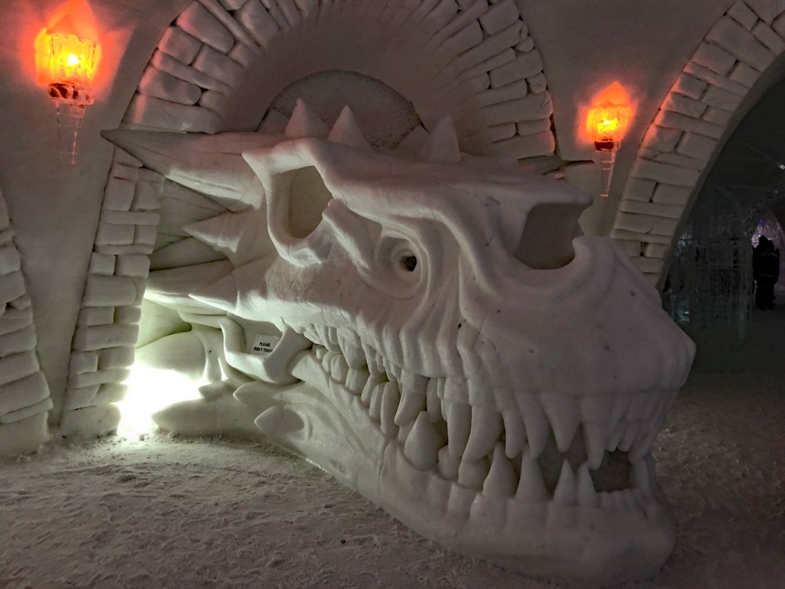Game of Thrones -teemainen lumikylä houkuttelee turisteja Kittilään