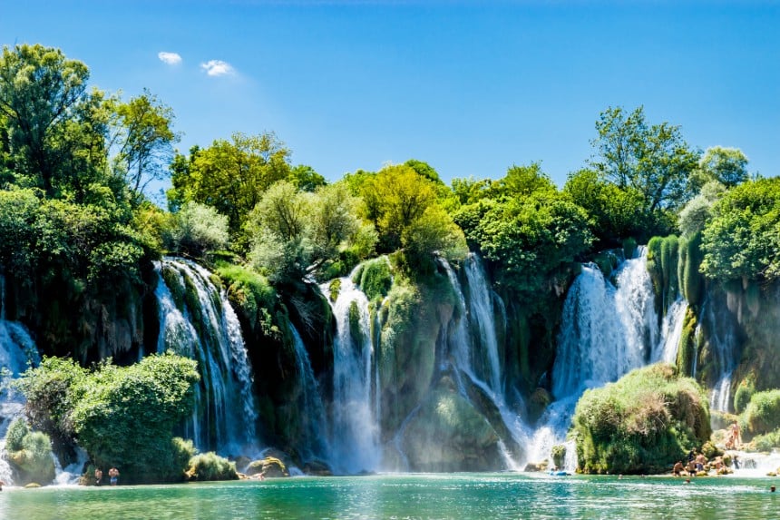 Kravicen putoukset Herzegovinassa. Kuva: © Nataliia Bornia - Dreamstime.com