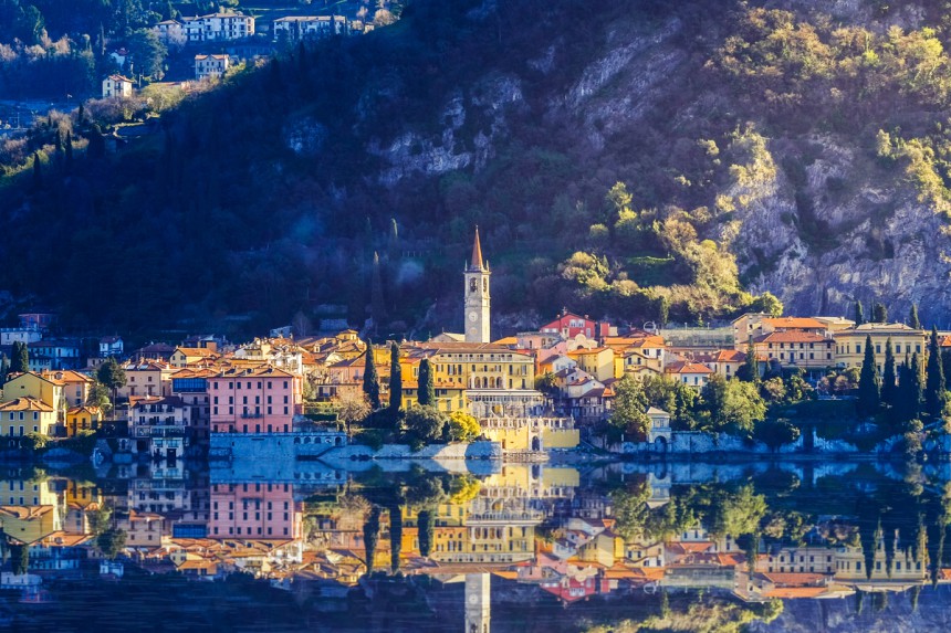Italian kaunis Comojärvi. Kuva: © Surasak | Dreamstime.com
